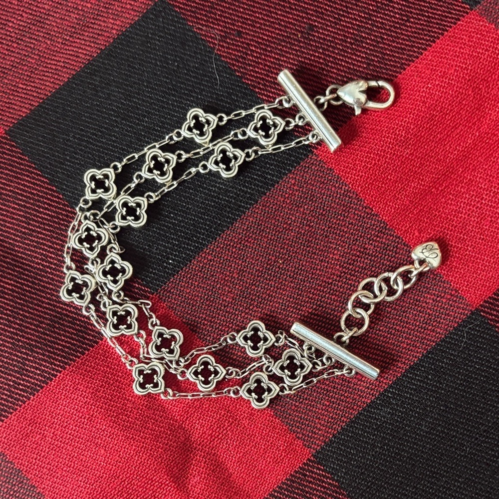 Brighton Silver 3 Strand Bracelet